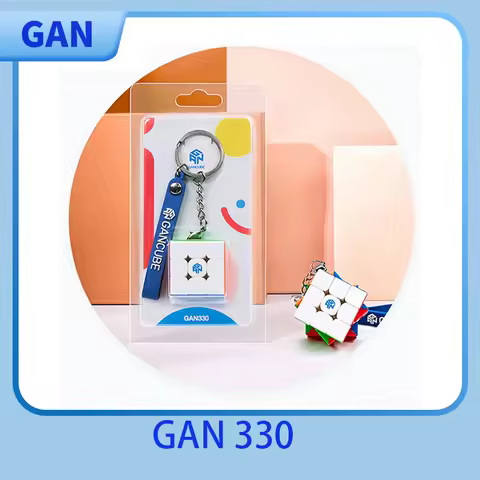 [JudyCube] GAN 330 Keychain Cube Gan330 Mini Keychain Magic Speed Gan 3X3 Cube Gan 328 Puzzle Pocket
