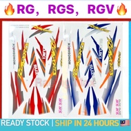 RG110 RGV120 RU110 RGS BODY STICKER STIKER STRIPE STRIKE COVER SET COVERSET STICKER RG SPORT 110 RGV