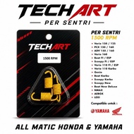 Techart Per Centri Double Clutch/ 1000, 1500, 2000 RPM for All Vario Motorcycles Aerox Nmax PCXBEAT