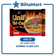 [RETAIL PACKAGE] - UNI-PRESIDENT - Unif Noodles with Spicy Beef flavor (75g/package) - Unif Noodles 