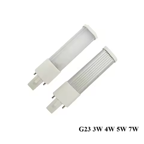 LED G23 3W 4W 5W Horizontal Side Plug CFL PL-S 7W-13W110V/220V 2Pin G23/GX23 4P 2G7/2GX7 Plug-in PL 