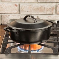 美國LODGE 美國製雙耳鑄鐵荷蘭鍋-1.9L L2SP3