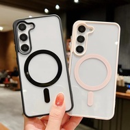 Dopamine Simple TPU Magnetic For Samsung Galaxy A07 A17 A16 A06 A26 A36 A56 A15 A35 A54 Phone Case S