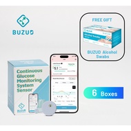 BUZUD Blood Sugar Monitor  Continuous Glucose Monitoring System 2.0 CGM Blood Glucose Monitor Blood 