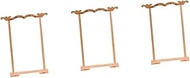 Lurrose 3pcs Brush Display Stand Fishing Rack Fishing Pole Stand Eyebrow Pen Stand Rod Storage Fishi