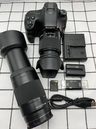 索尼a65相機雙鏡頭，帶索尼原裝18-70鏡頭和索尼原裝75