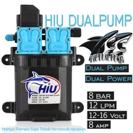 POMPA DC DUAL HIU - DUAL PUMP HIU 9 LPM 138 PSI 100W - SUDAH OTOMATIS