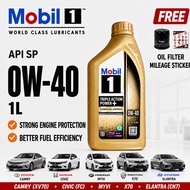 Original Mobil 1 Triple Action Power+ 0W-40 1L Full Synthetic Engine Oil For Toyota Honda BMW Merced