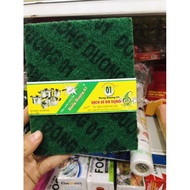 Abrasive pads for washing dishes and glasses