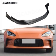 On sale Front Bumper Lip Splitters Spoiler For Toyota GR86 2021+ ABS Black Front Bumper Chin Accesso
