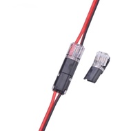 2pin Pluggable Wire Connector Quick Splice Electrical Cable Crimp Terminals for Wires Wiring 22-20AW