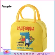 pe Lunch Bag Cartoon Space-saving Polyester Insulated Thermal Lunch Box for Kids