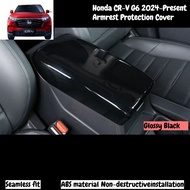 Honda CR-V CRV G6 2024++ Carbon Trim Armrest Protector Cover For Honda CRV 2024 Car Accessories