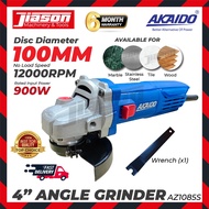 AKAIDO AZ1085S 4" / 100MM Angle Grinder 900W 12000RPM