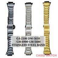 sinobi watch ஐ┅Custom fit DW-5610/GA-2100/GM-5600/GM-6900 STAINLESS STEEL BAND.