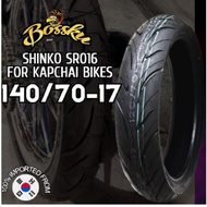 Korea Shinko Tires -140/70-14 / SR016 , 140-70-14, 140/70x14, 140/70 14, Pirelli, Michelin, Corsa, B