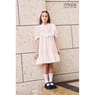 Pass white ruffled dress marry by 137kids (buy 545 pass 400)