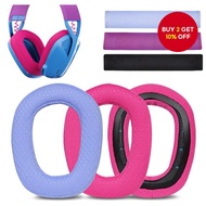 Replacement Fabric Memory Foam Earpads Ear Pad Cushion For Logitech G435 Lightspeed and Bluetooth Wi