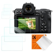 Camera Screen Protector*3 Compatible with Nikon Z9 Z8, 0.3mm 9H Hardness Tempered Glass with Hot Sho