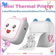 LY Mini Printer, Cute Smile Wirelss Portable Printer, Photo Text Bluetooth Travel Recorder