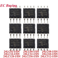 10Pcs 24LC02 24LC04 24LC08 24LC16 24LC32 24LC64 24LC128 24LC256 24LC512-I/SN 1 2 4 8 16 32 64 128 KB