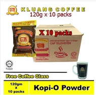 Kluang Black Coffee Kopi-O Powder (120gm X 10 Packs)