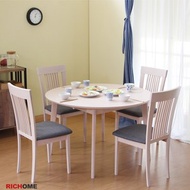 [特價]【RICHOME】安莉亞餐桌椅組(一桌四椅)一桌四椅