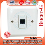 Ib Telp Bright-G BG 810 Ib Switch Telephone Power Switch Telephone Socket Multipurpose Light Socket 