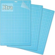 LOPASA Cutting Mat for Cricut Joy Xtra, 8.5x12 Blue Adhesive Light Grip Cutting Mats Set, Joy Extra 