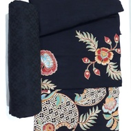 KAIN BATIK SET - Batik Cotton + Plain Dobby