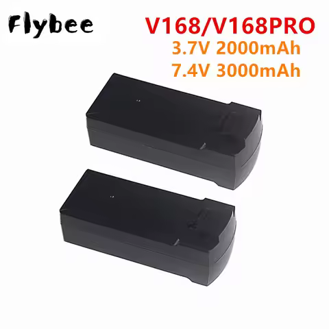 V168 Drone Battery 7.4V 3000mAh 3.7V 2000mAh V168 Pro Max GPS Drone Rechargeable Li-po Battery Packs
