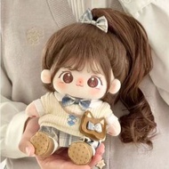 棉花娃娃20cm衣服少女玩具換裝玩偶娃衣裙子套裝