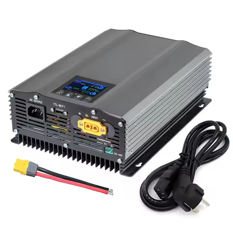 Grid Tie Inverter with LCD,Limiter Sensor, WIFI Optional,Battery Discharge Solar Panel, Micro Grid T