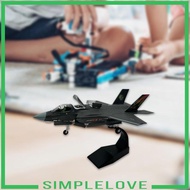 [Simple] 1/72 Scale F35 B Fighter Jet Model with Display Stand Collection Aircraft Model