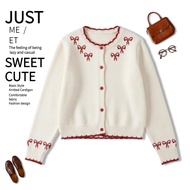 Eshine Retro knitwear cardigan Woman