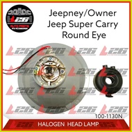 ♆   ︎ 7INCHES UNIVERSAL Round Halogen Headlamp Headlight H4 SUZUKI MULTICAB CATEYE JEEPNEY OWNER J