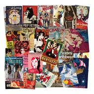 【Top Picks】 10/30/50/100pcs Classic Vintage Movie Poster Retro Cartoon Decals Diy Travel Luggage Ska