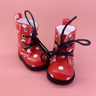 Tilda 1/8 Doll Boots Toy Shoes For Blythe Pullip Doll Mini Winter Leather Boots Shoes for Blyth Acce