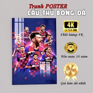 Football painting - player Cristiano Ronaldo CR7, printed on request