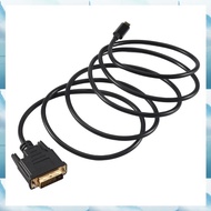 [W F S B] USB TYPE C to DVI Cable USB Type C to DVI 24+1 Adapter 4K 30Hz (6FT/1.8M) for  3 for 2017/