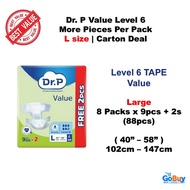 TENA | DR.P Value Level 6 | Premium Level 7 | Adult Diapers | Size M | Carton Sales | Lowest Price