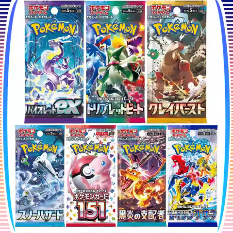 Original Pokemon Card Game PTCG Japanese Edition SV1V SV1A SV2D SV2P SV2A 151 SV3 SV3A Bale Off Sing