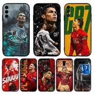 for Samsung A54 5G A55 A60 A70 A71 A72 A73 F62 CR7 Cristiano Ronaldo【Q9】 9Y10 Fashion Black TPU Soft