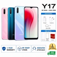 Y17 Smartphone 8GB RAM + 256GB Storage Budget Mobile Phone, 3‑Year Warranty, Ready Stock with Free G