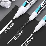 maurcey 0.7/1.0/2.5mm Waterproof White Marker Pen  Paint Tread Pens Car Tire Paing MY