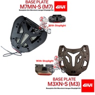 GIVI M7MN-S (M7) M3XN-S (M3) BASE PLATE + SCREW SET & LIGHT FOR MONOKEY LOCK BOX ALUMUNIUM BOX BASE 