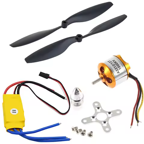 A2212 930KV 1000KV KV1400 2200KV 2700KV Brushless Motor & 30A ESC&1045 Propeller Set for RC Aircraft