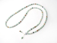 冰種多彩翡翠算盤珠串 / 翡翠珠鍊 | 天然A貨翡翠項鍊