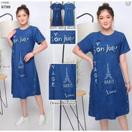 DARKBLUE SERIES DENIM DRESS Dress Denim Dress Women Dress