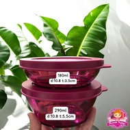 Tupperware Wadah Tempat Toples Makanan Cemilan Snack MPAsi Anak Clear Bowl Set